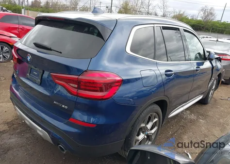 2021 BMW X3 из США, поврежденный, VIN 5UKTY5C04M9E42951